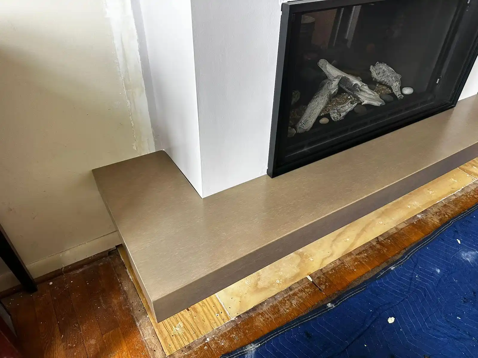Custom Fireplace Hearth Construction