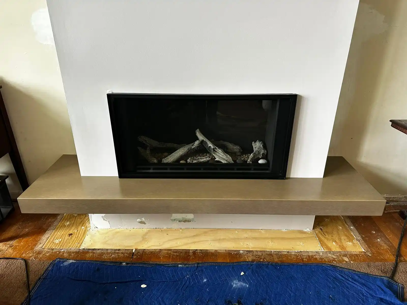 Contemporary Fireplace Completion