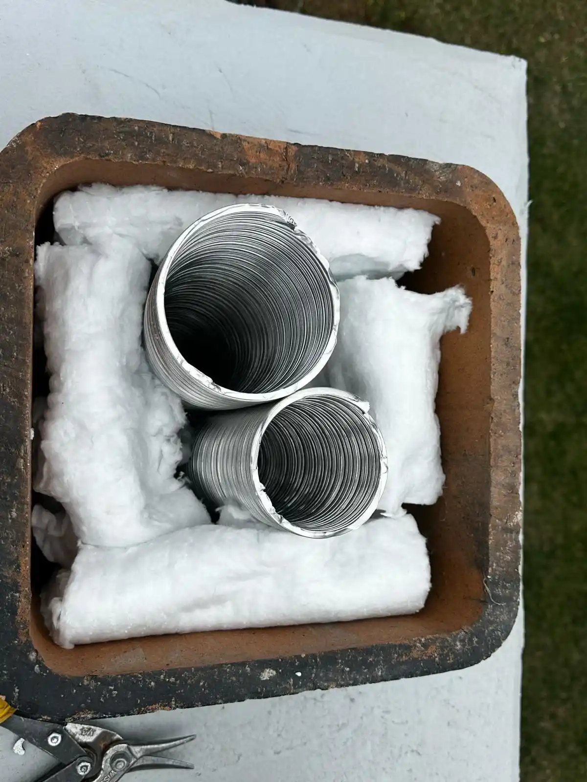 Chimney Flue Liner Installation