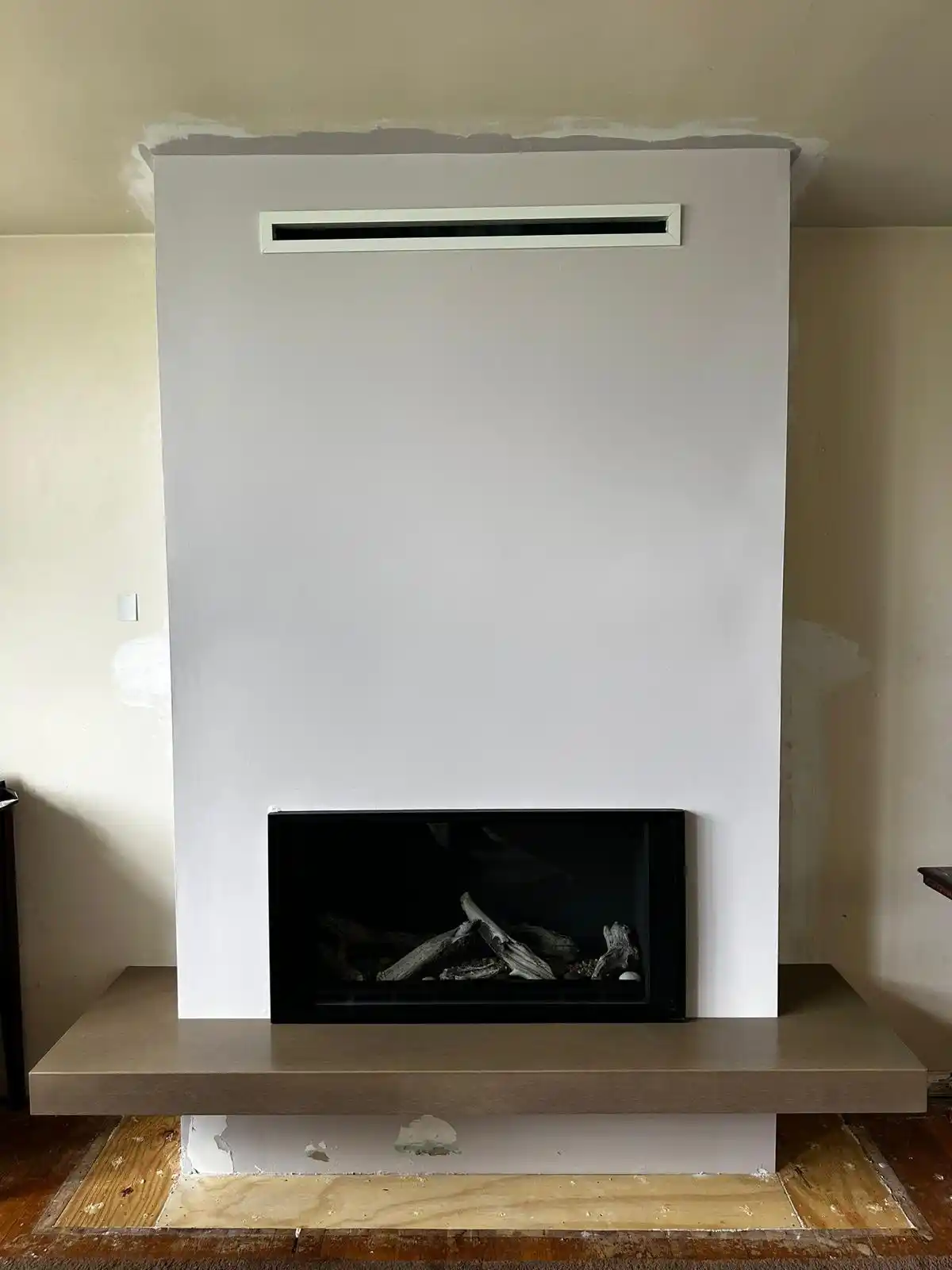 Modern Fireplace Installation
