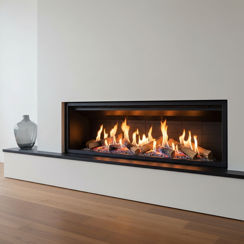 Modern fireplace