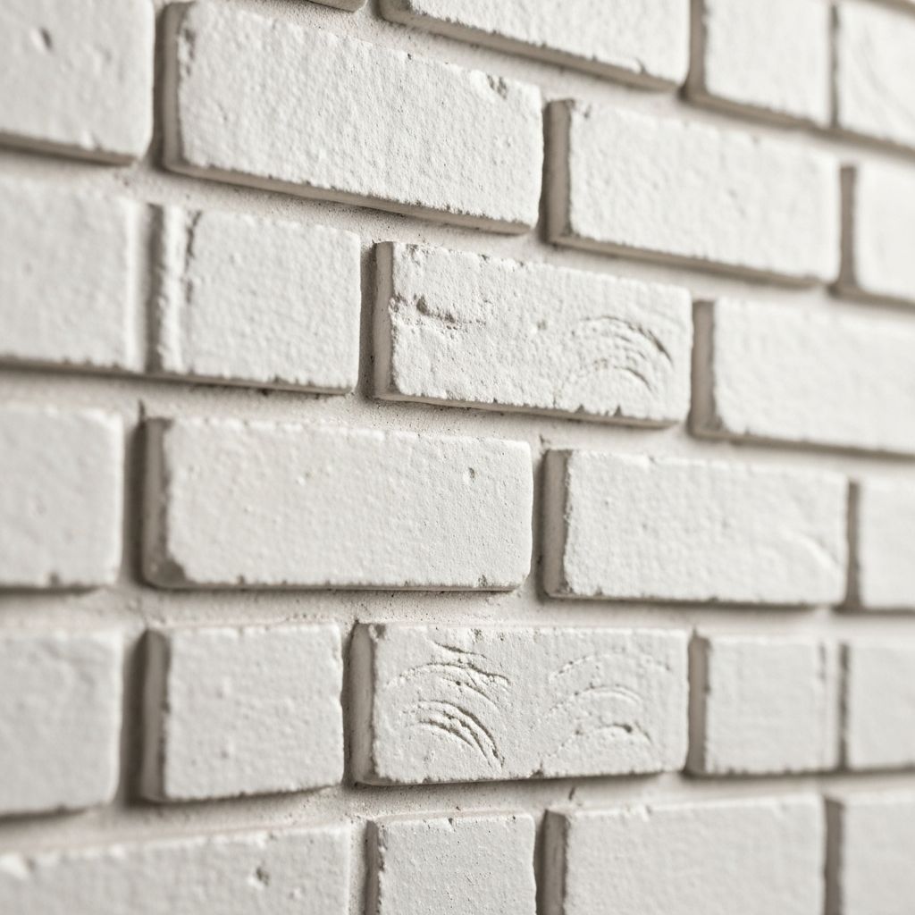 White brick background